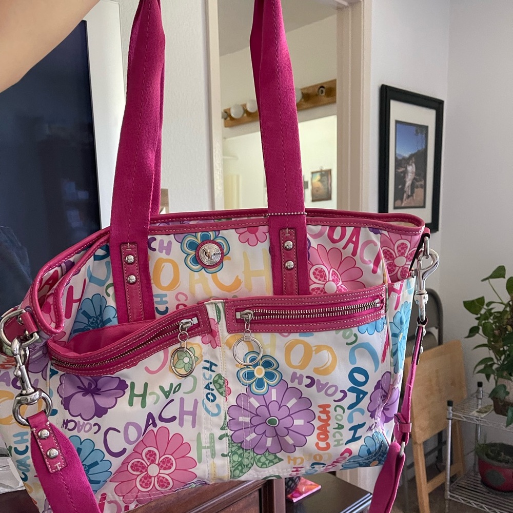 Coach diaper bag